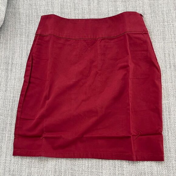 Fan Pants Athletic Skirt Burgundy‎ Dark Red Size 2 - Picture 1 of 6